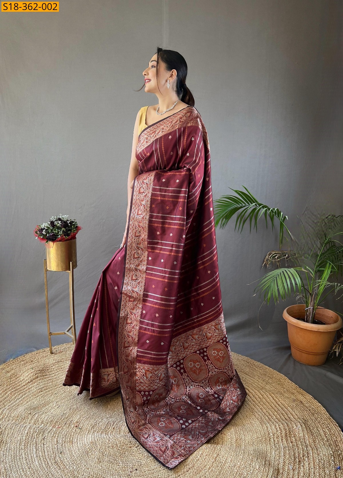 Navy blue Fancy Soft Silk saree