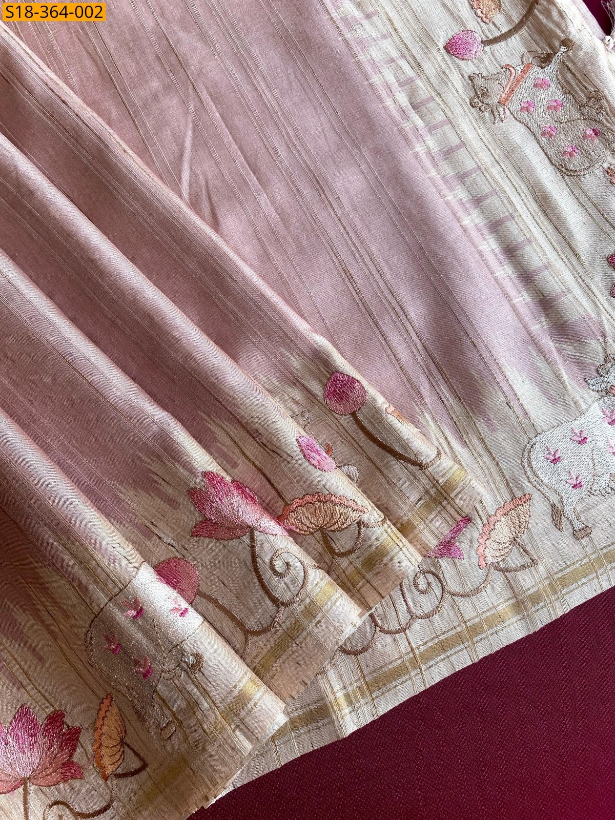 Fancy tussar silk  sarees