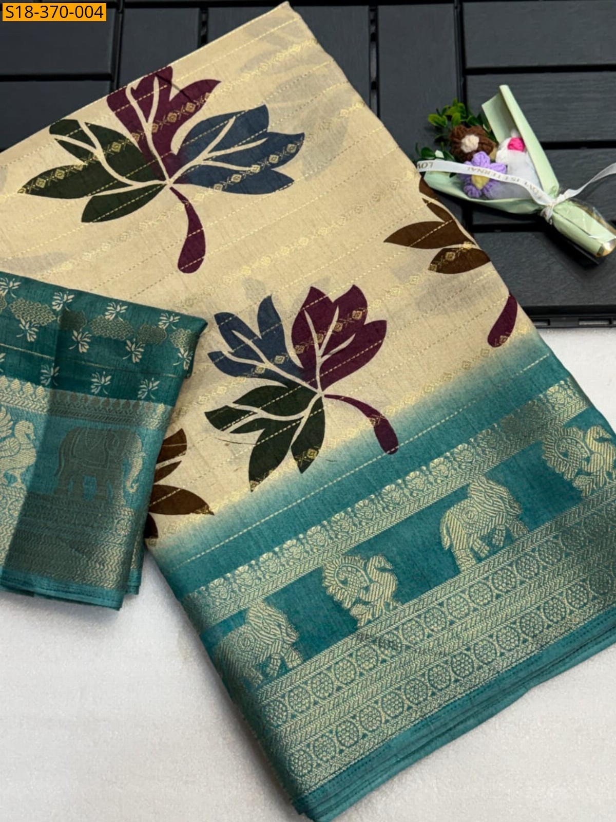 Sandal Fancy Dola Silk Saree