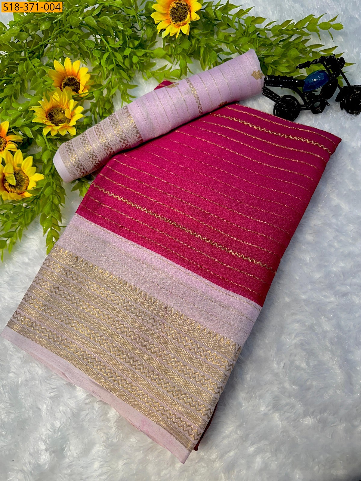 Pink Fancy mysore silk saree
