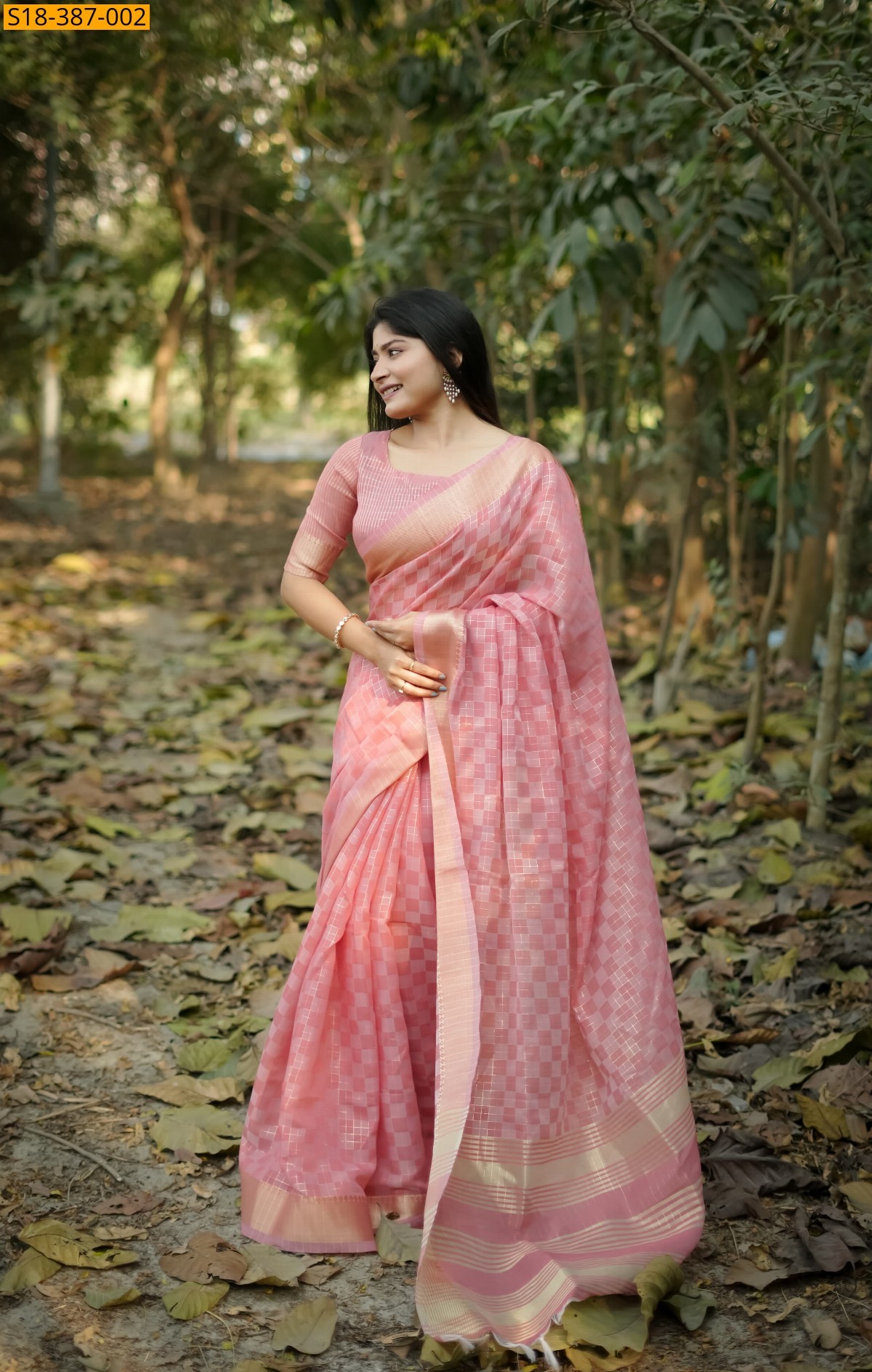 Peach Soft kalyani Silk sarees