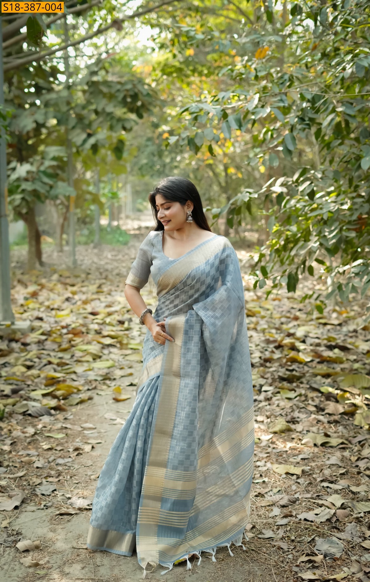 Gray Soft kalyani Silk sarees