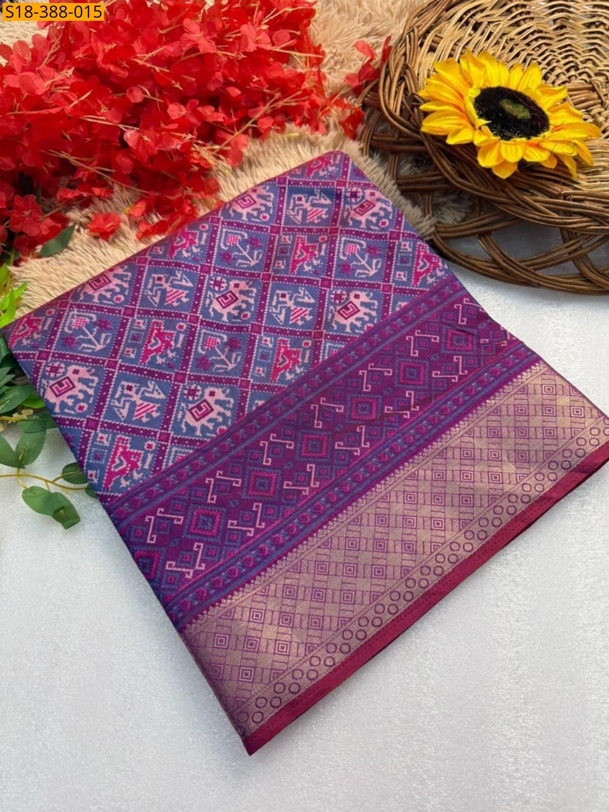 Gray Fancy mul mul cotton saree
