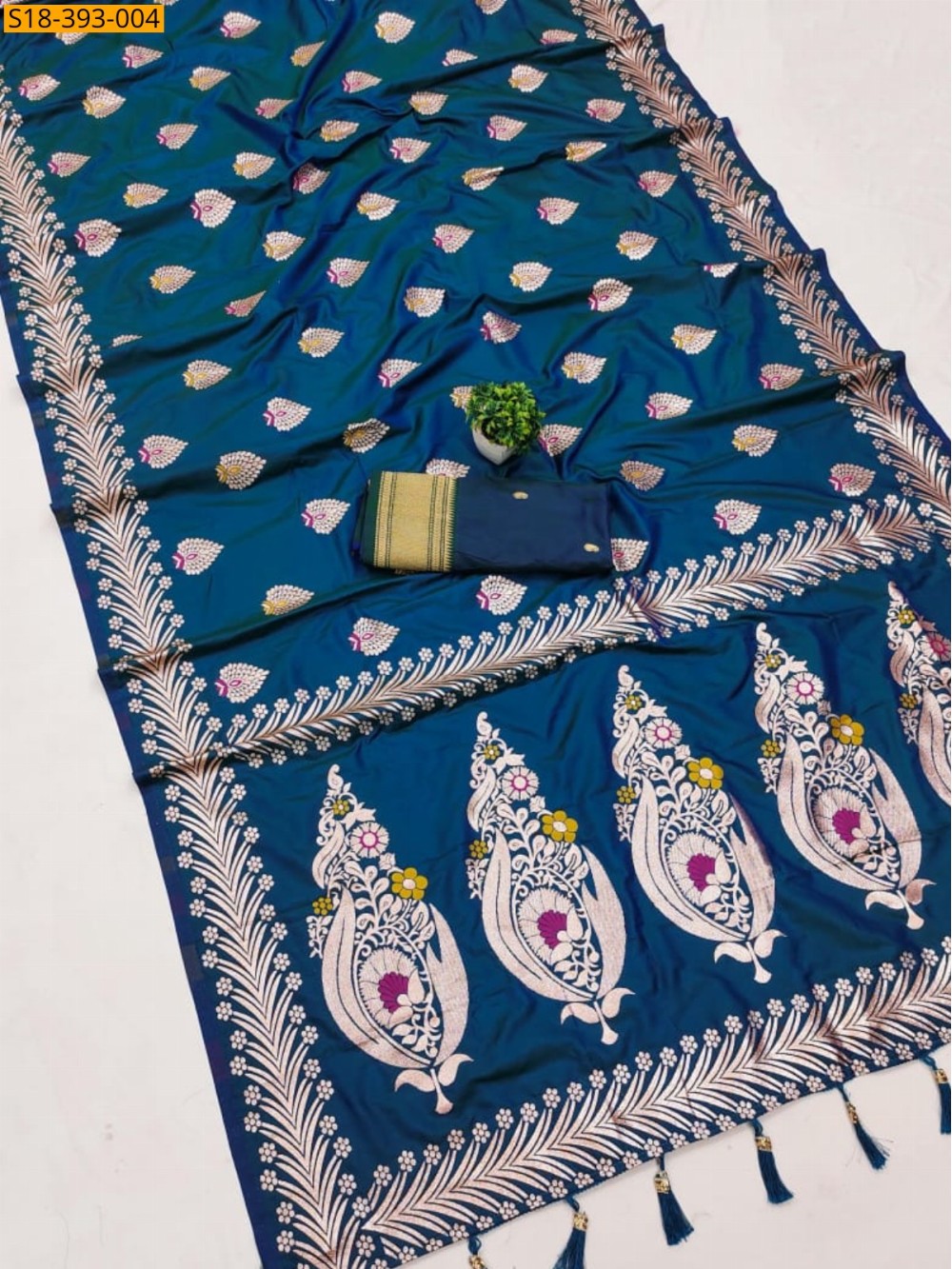 Fancy Banarasi Silk Saree