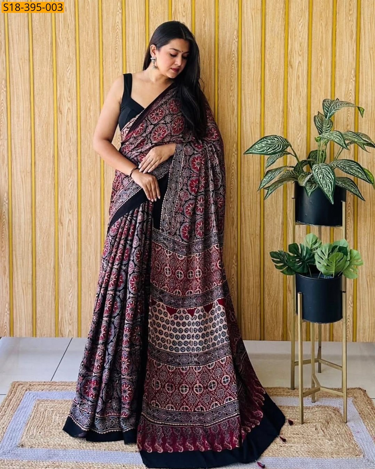 Multi Color Fancy Gajji Silk Saree