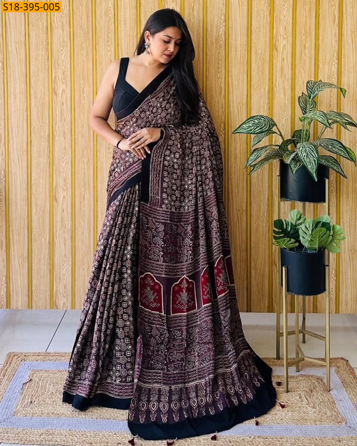 Multi color Fancy Gajji Silk Saree