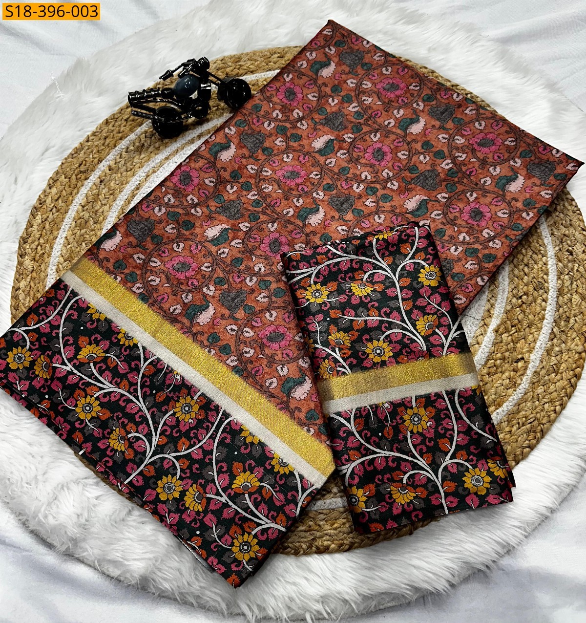 Multi Colour Fancymagalgiri silk Saree