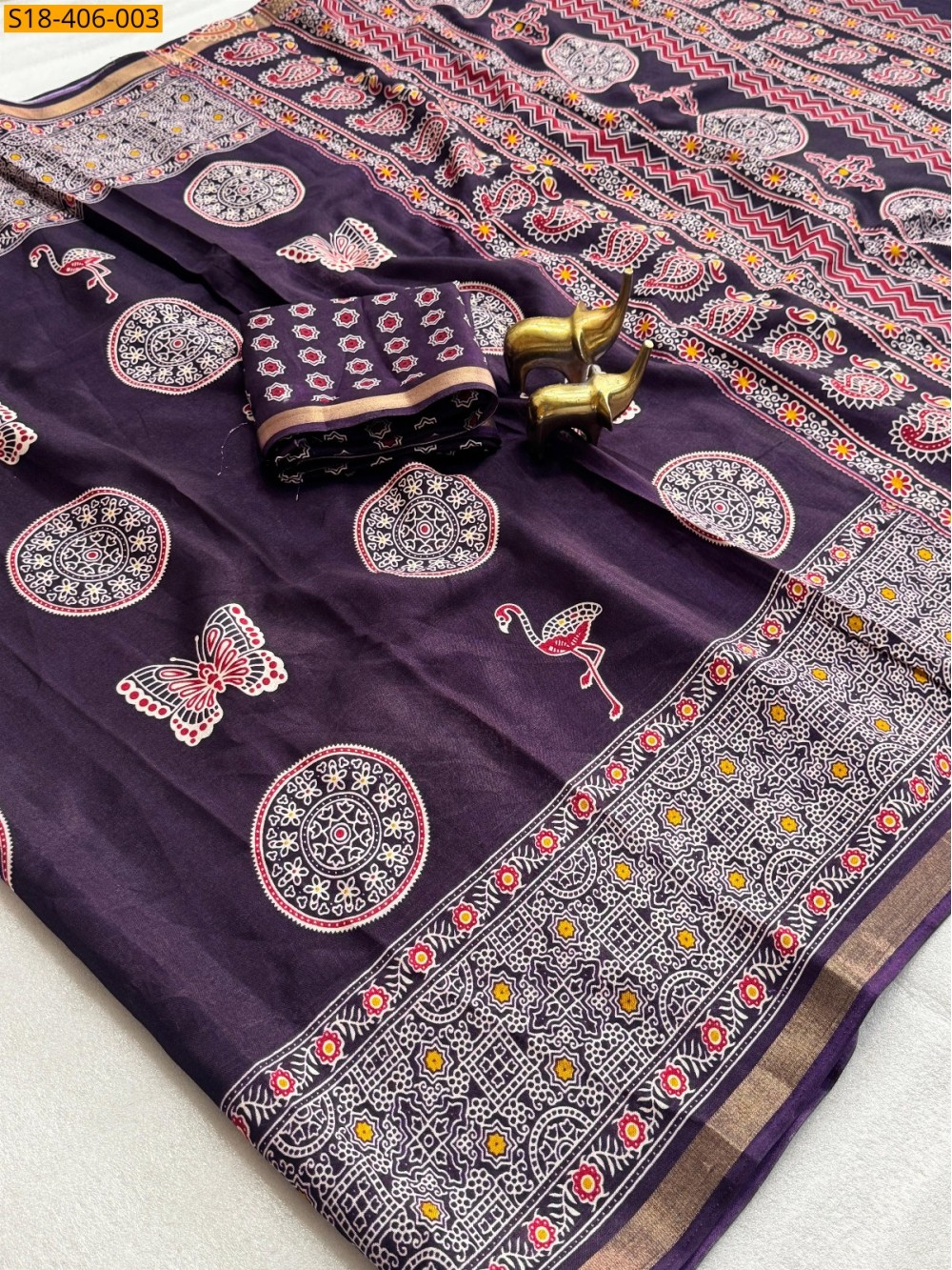 Fancy Soft Mulcotton Saree