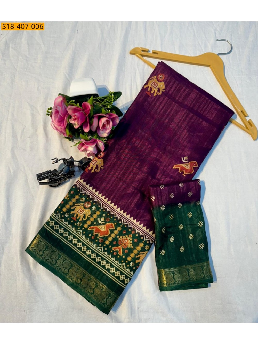 Maroon Fancy Dola silk saree Maroon Fancy Dola silk saree