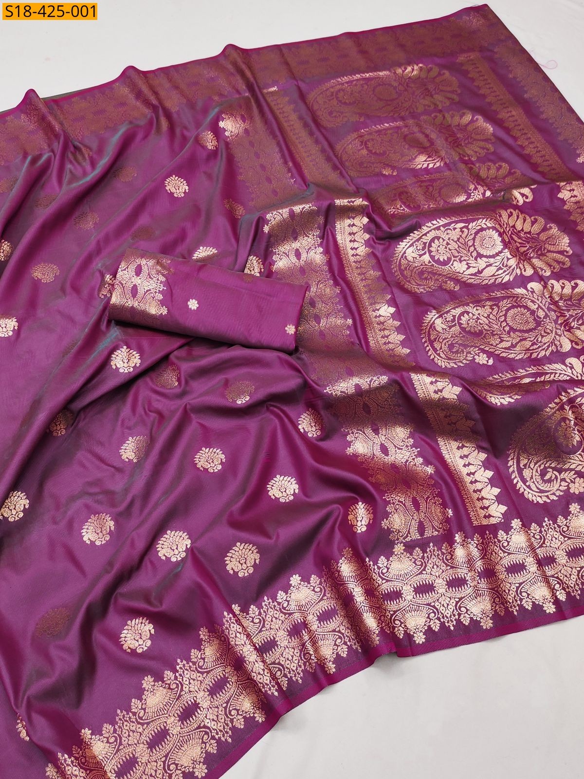 Fancy  Soft silk saree