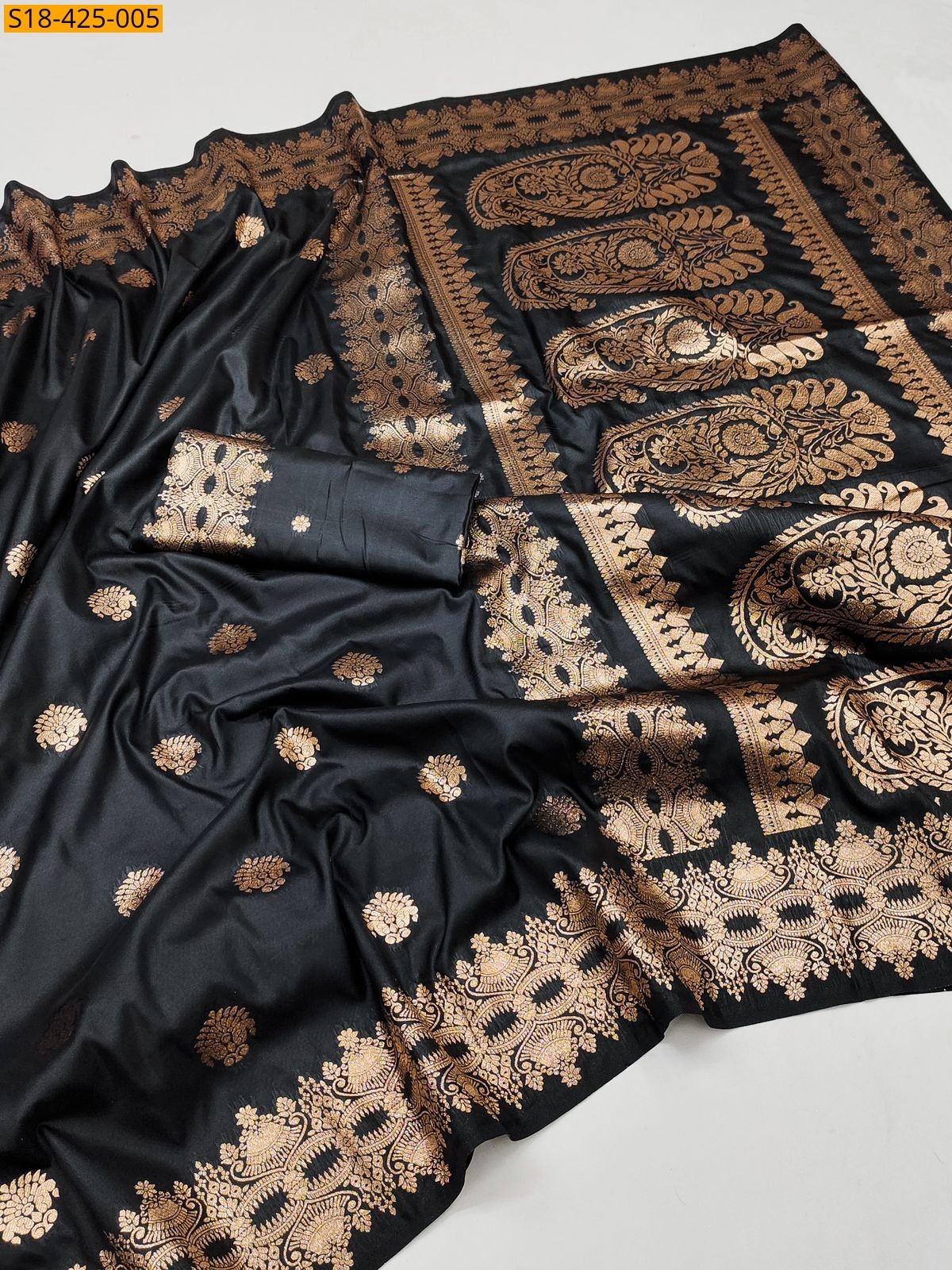 Black Fancy  Soft silk saree