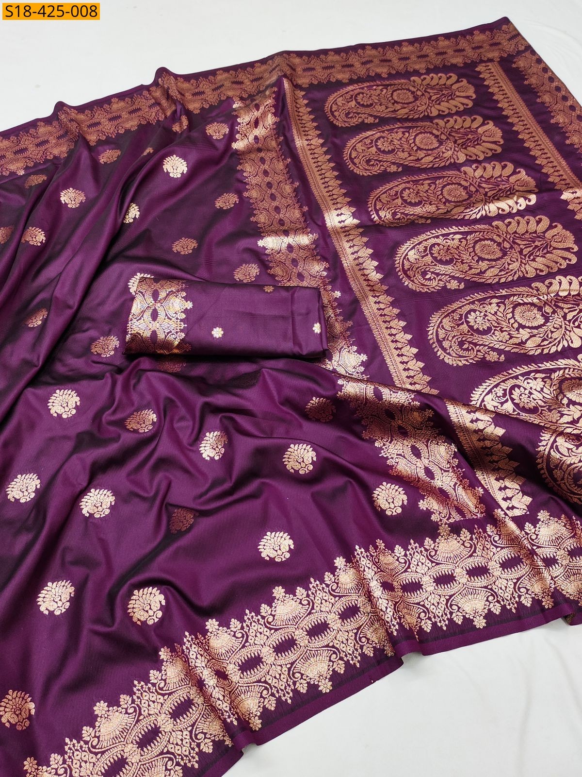 Wine Fancy  Soft silk saree
