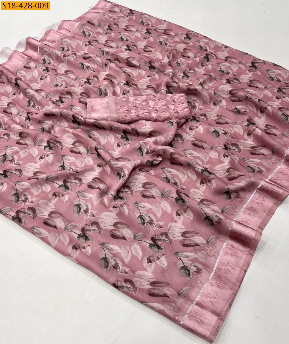 Pink Fancy Viscose georgette sarees