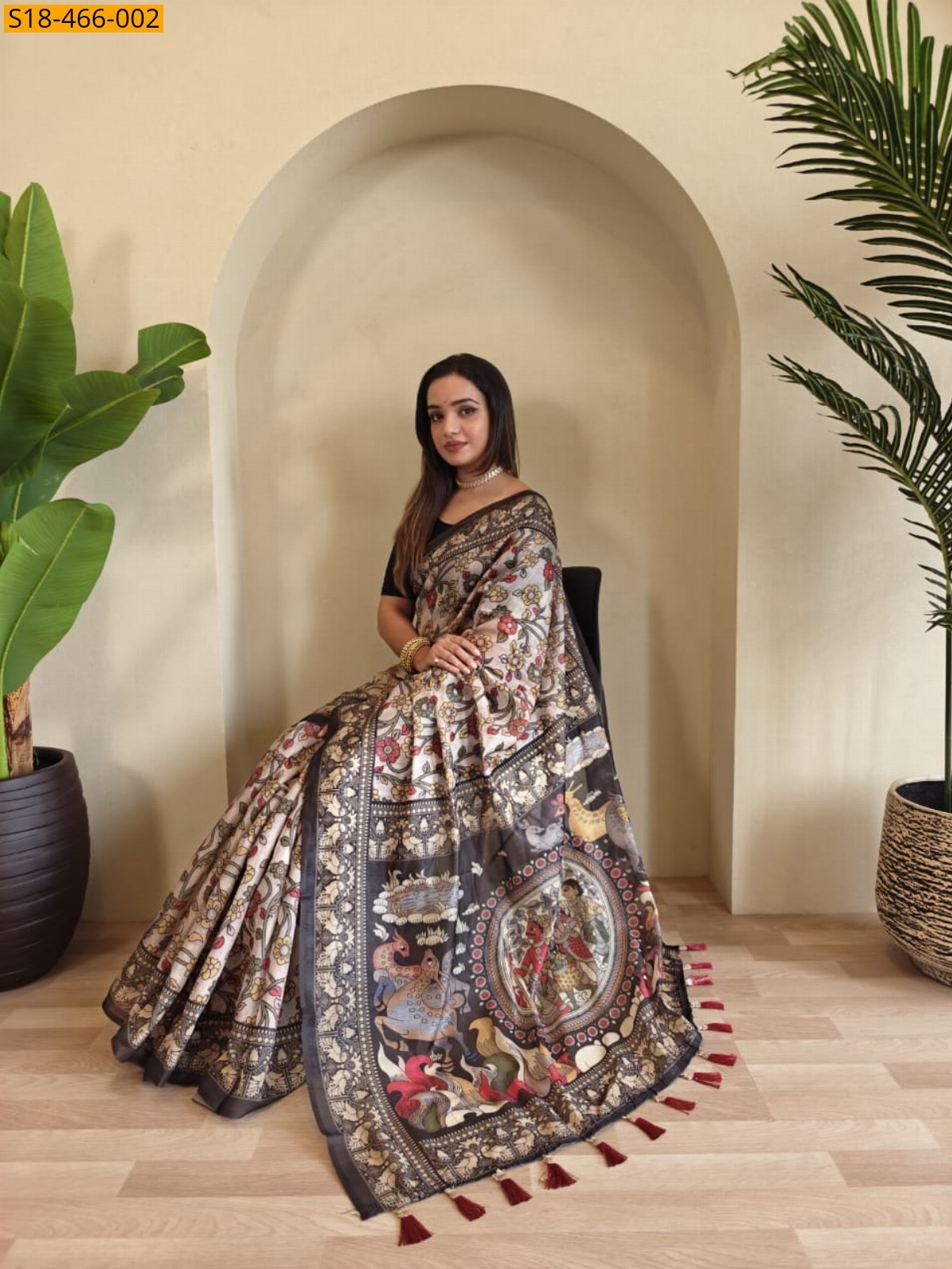 Multi Color Fancy Soft cotton chanderi sarees