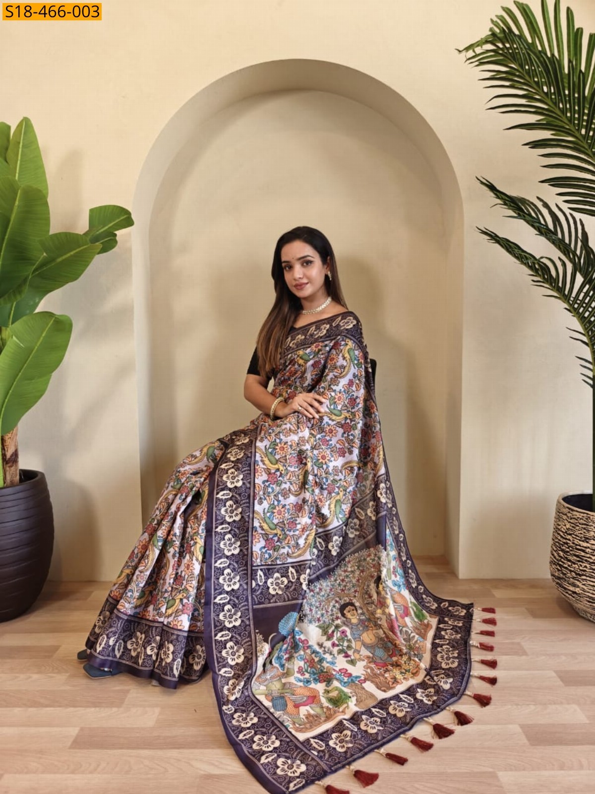 Multi Color Fancy Soft cotton chanderi sarees