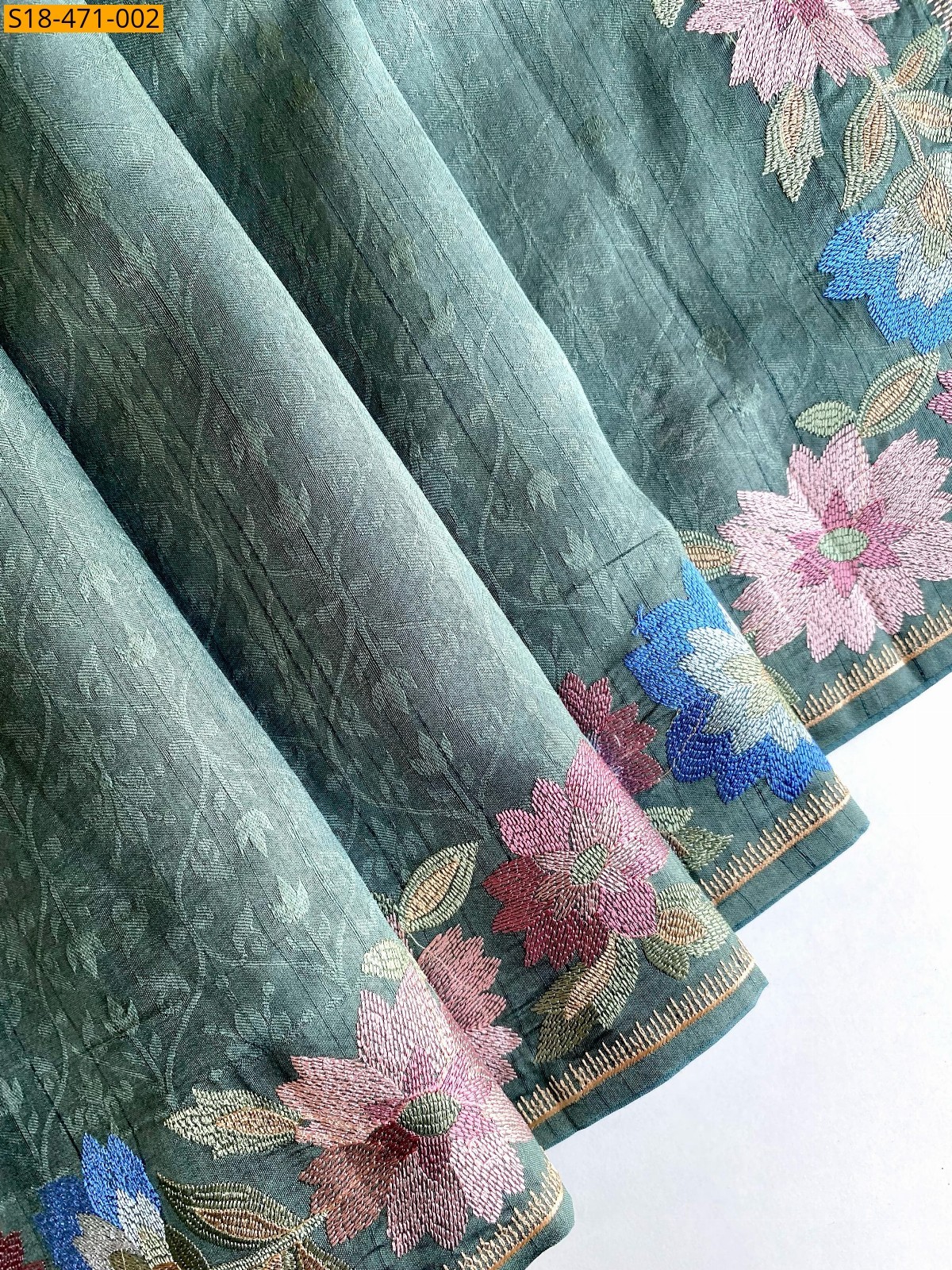 Green Fancy Tussar Sarees