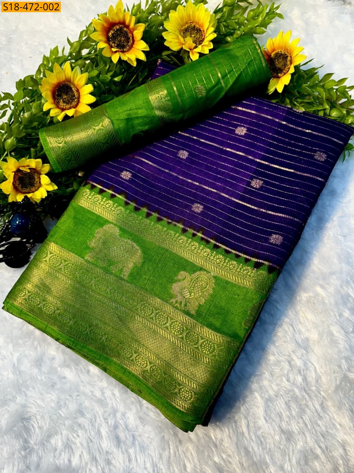 Violet Fancy Mysore silk sarees