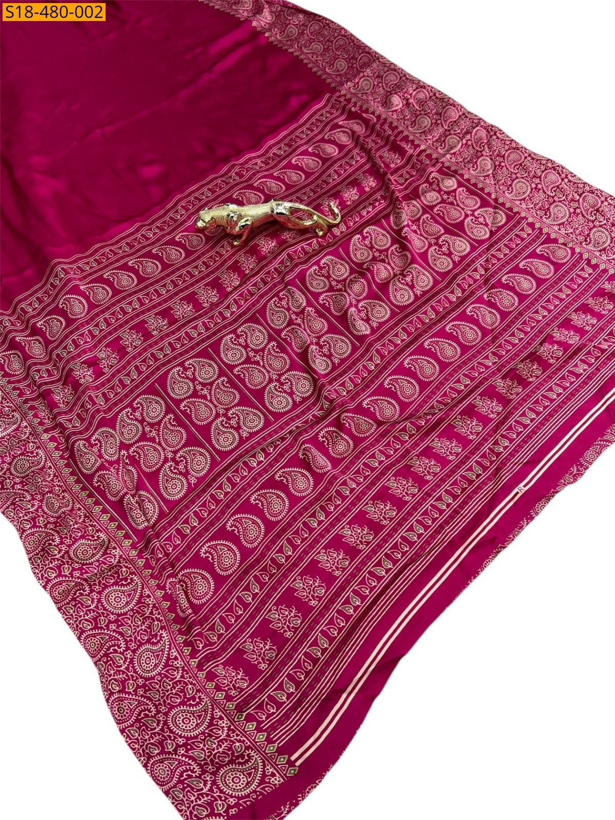 Pink Fancy Semi Gajji Silk Sarees
