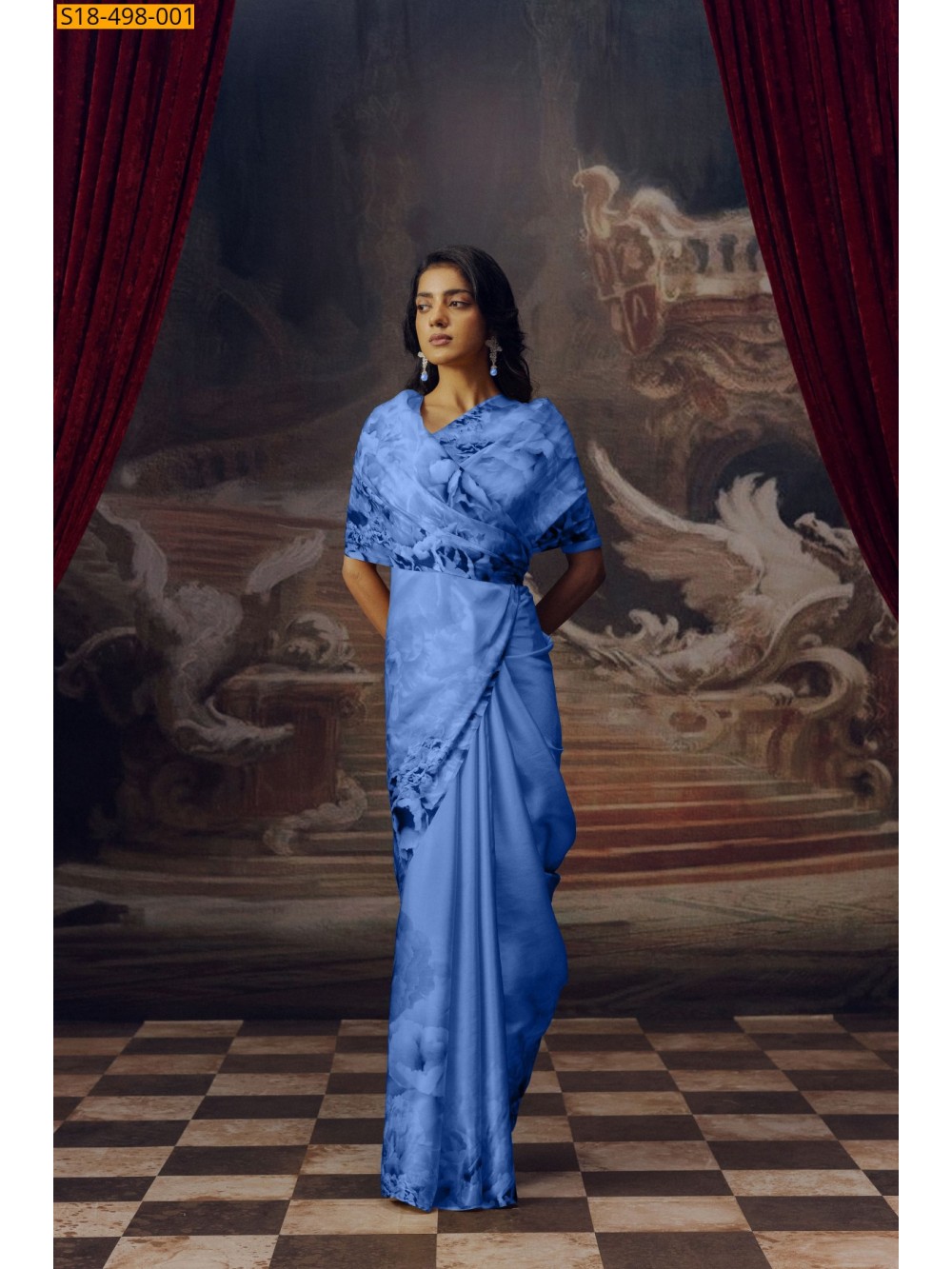 Fancy Japan Satin Sarees