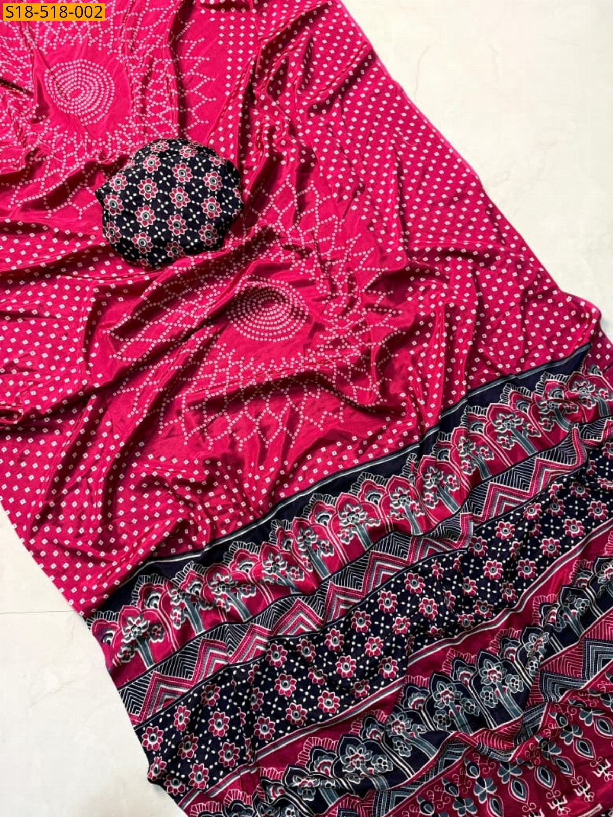 Pink Fancy Gajji Silk Sarees