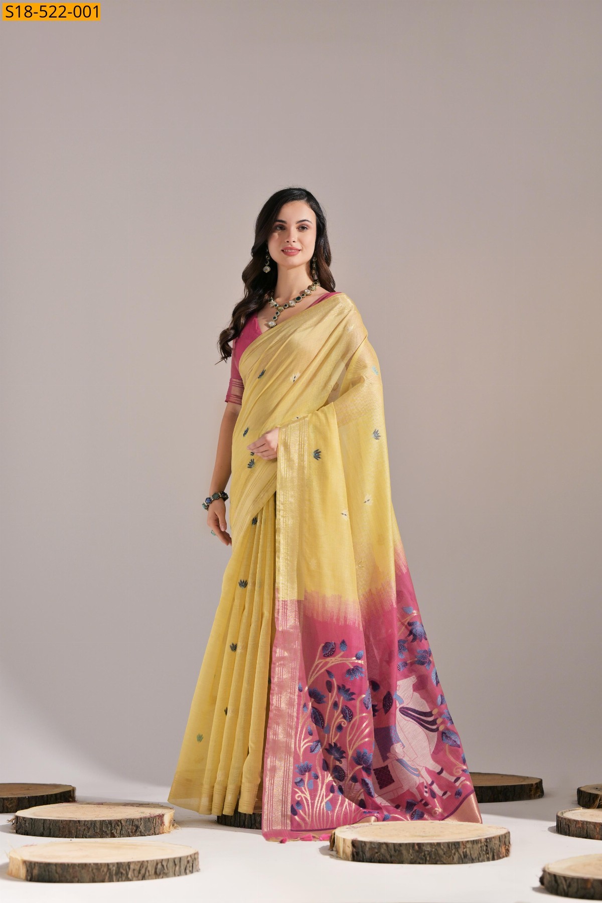 Fancy Muga cotton sarees