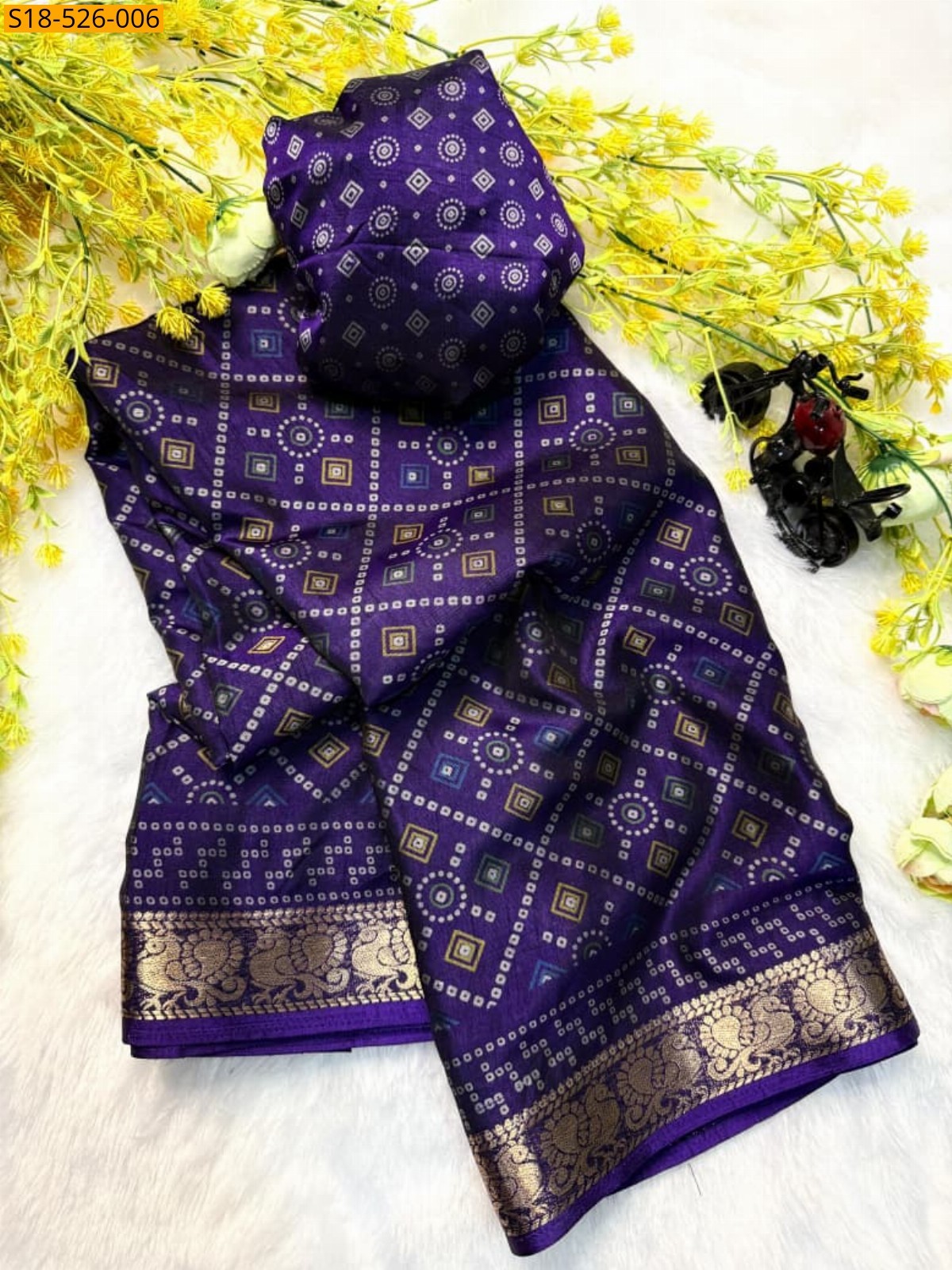Violet Fancy dola silk sarees