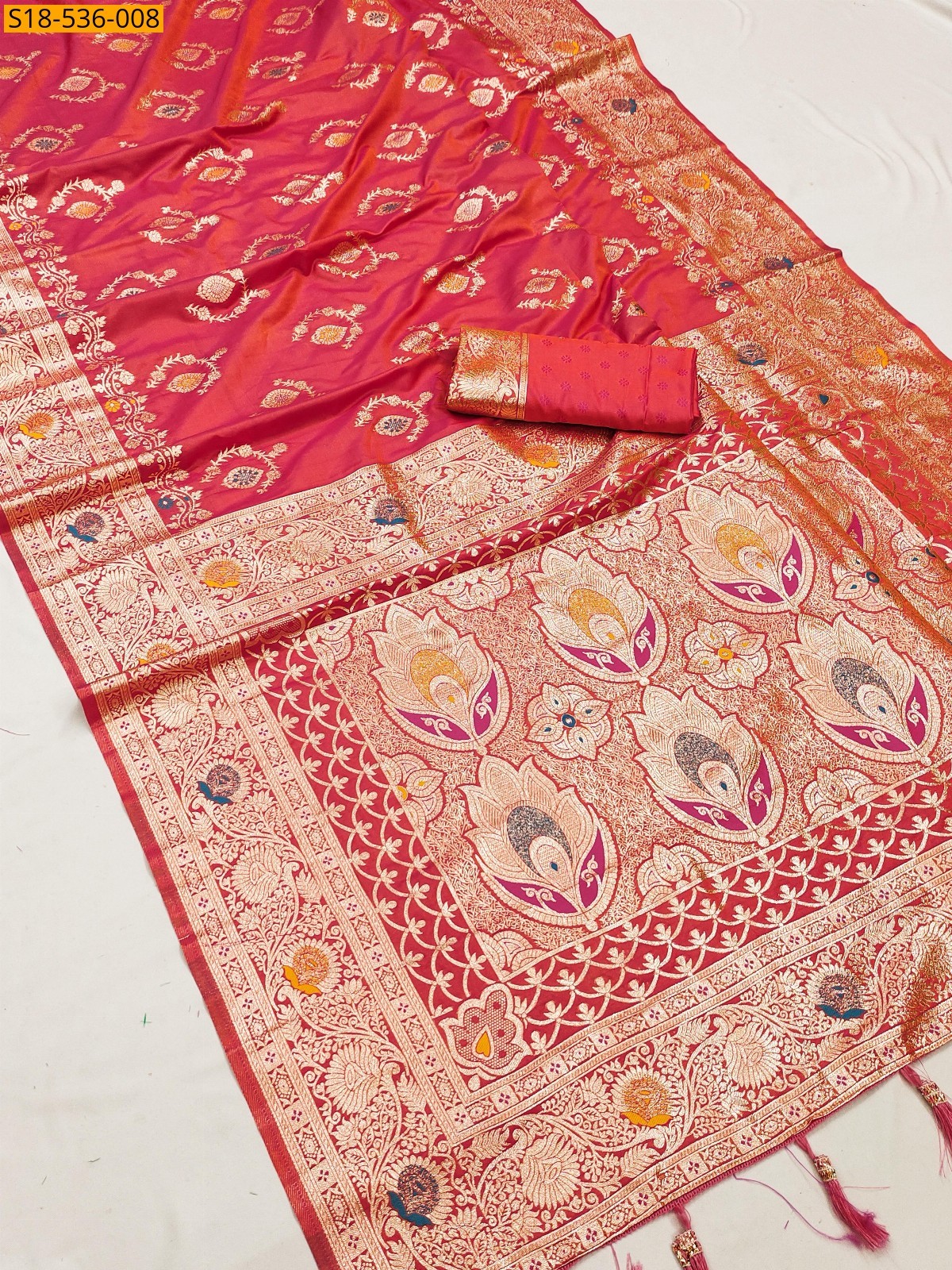 Fancy Soft Banarasi silk saree