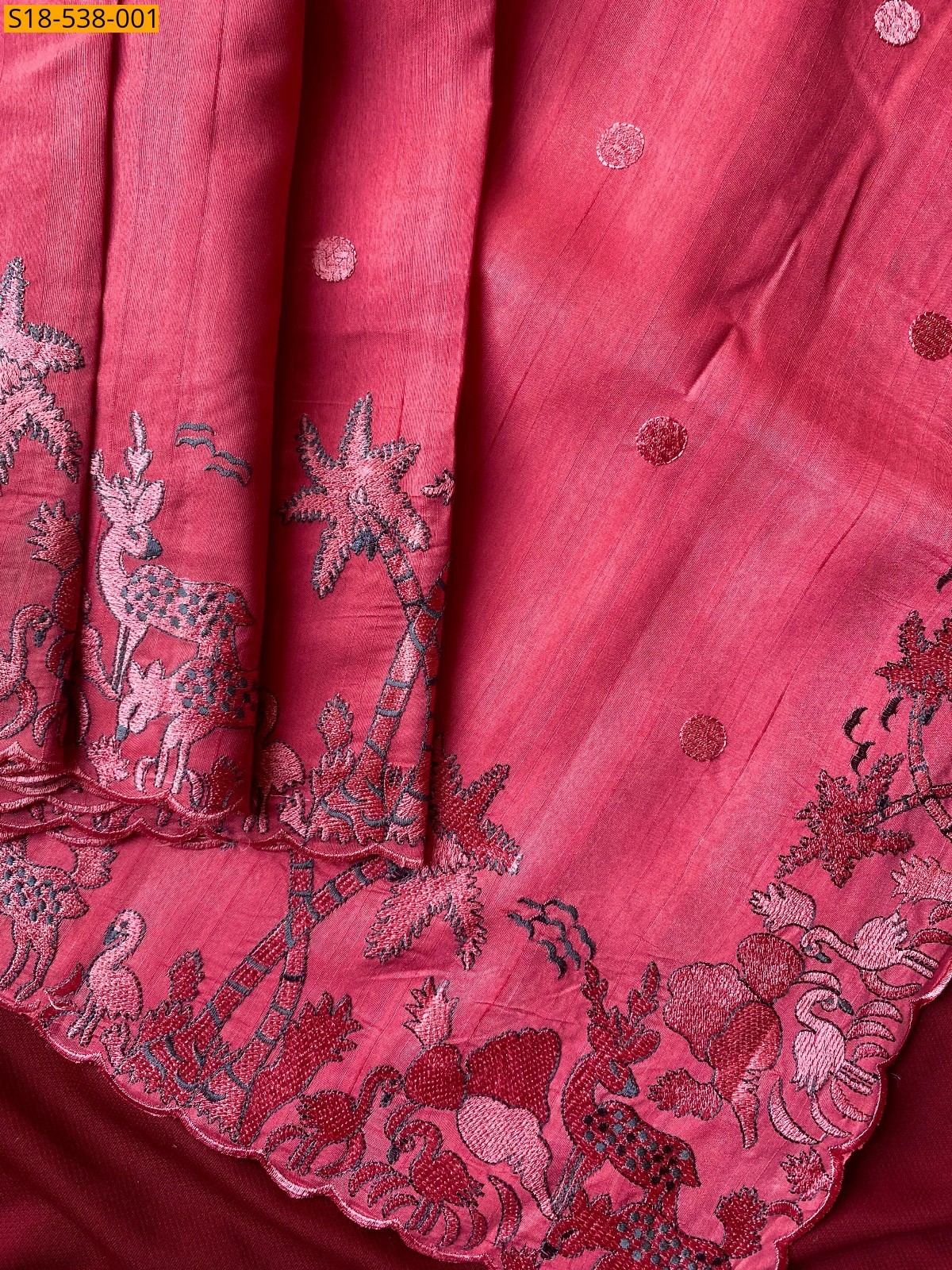 Pink Pure Matka Silk Saree