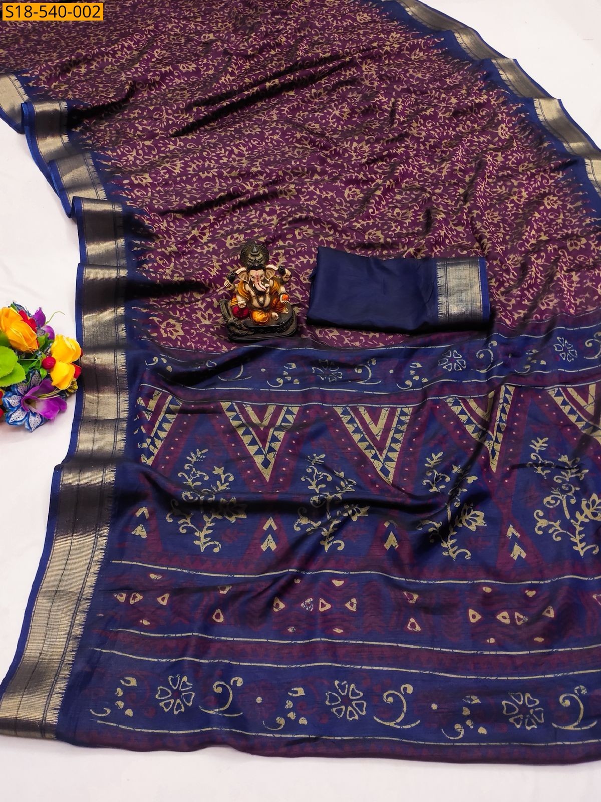 Magenta Fancy Dola Silk Sarees 