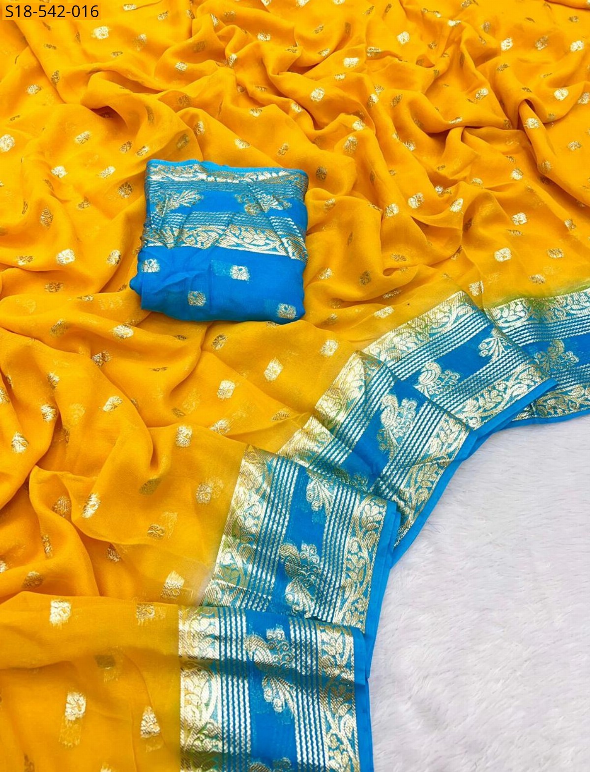 Fancy Viscose Georgette Saree