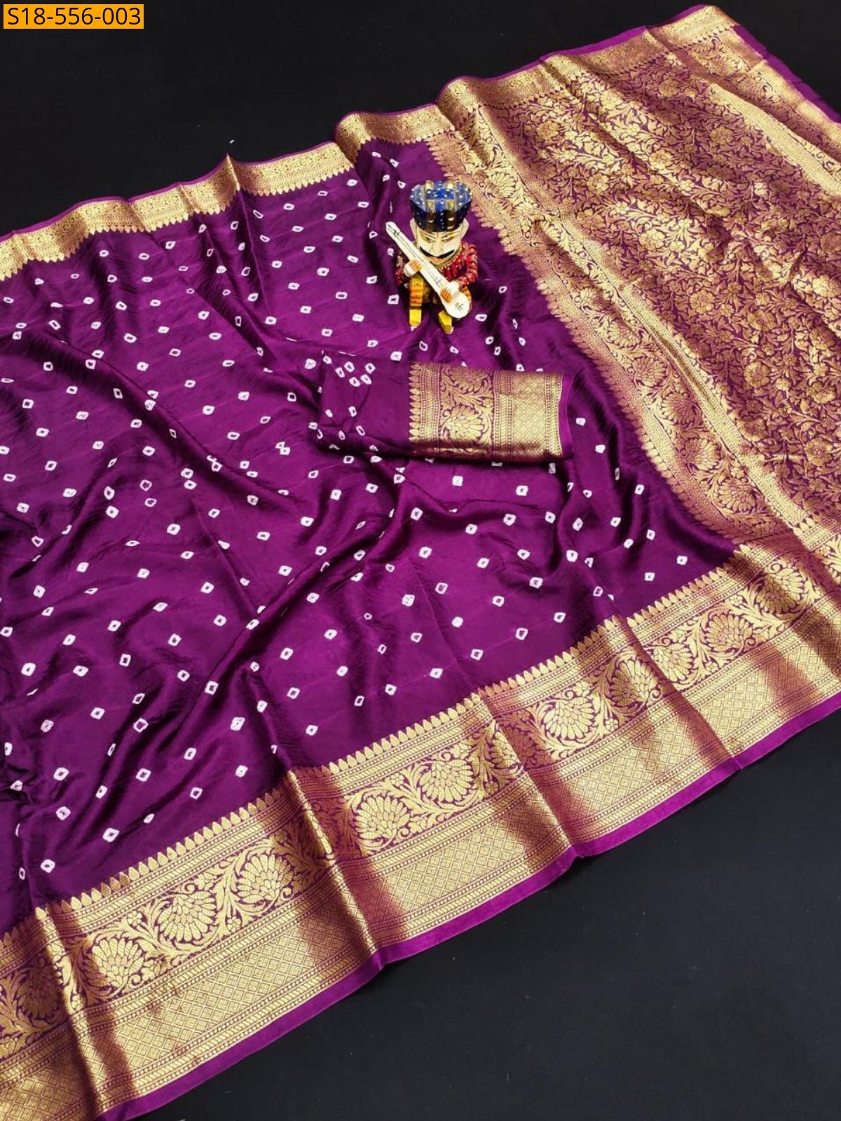 Magenta Fancy Soft Cotton Silk Sarees