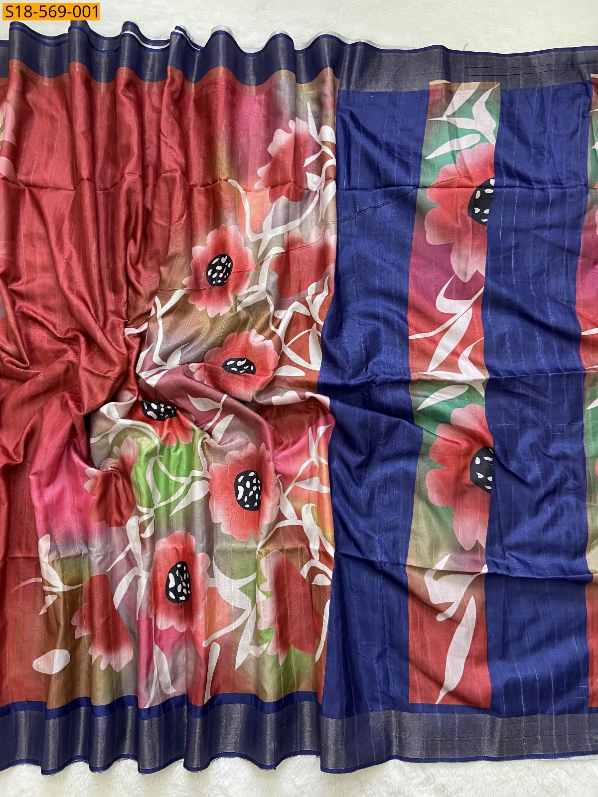 Brown Fancy Soft Tussar Silk sarees