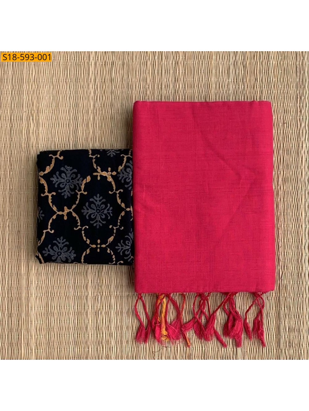 Fancy Khadi cotton Saree