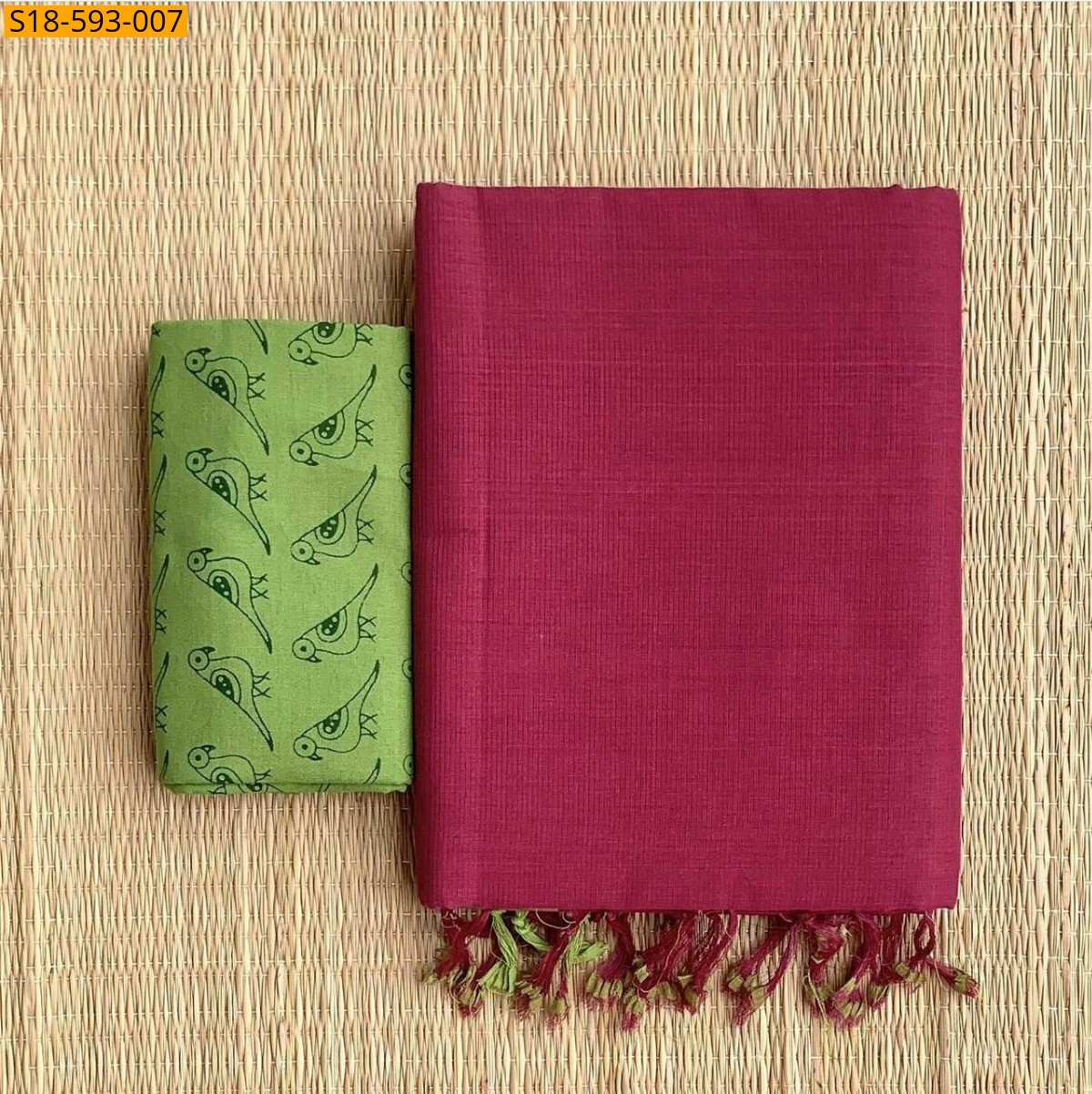 Fancy Khadi cotton Saree