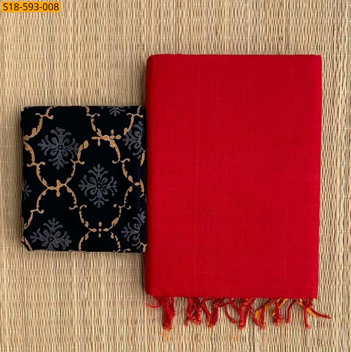 Fancy Khadi cotton Saree