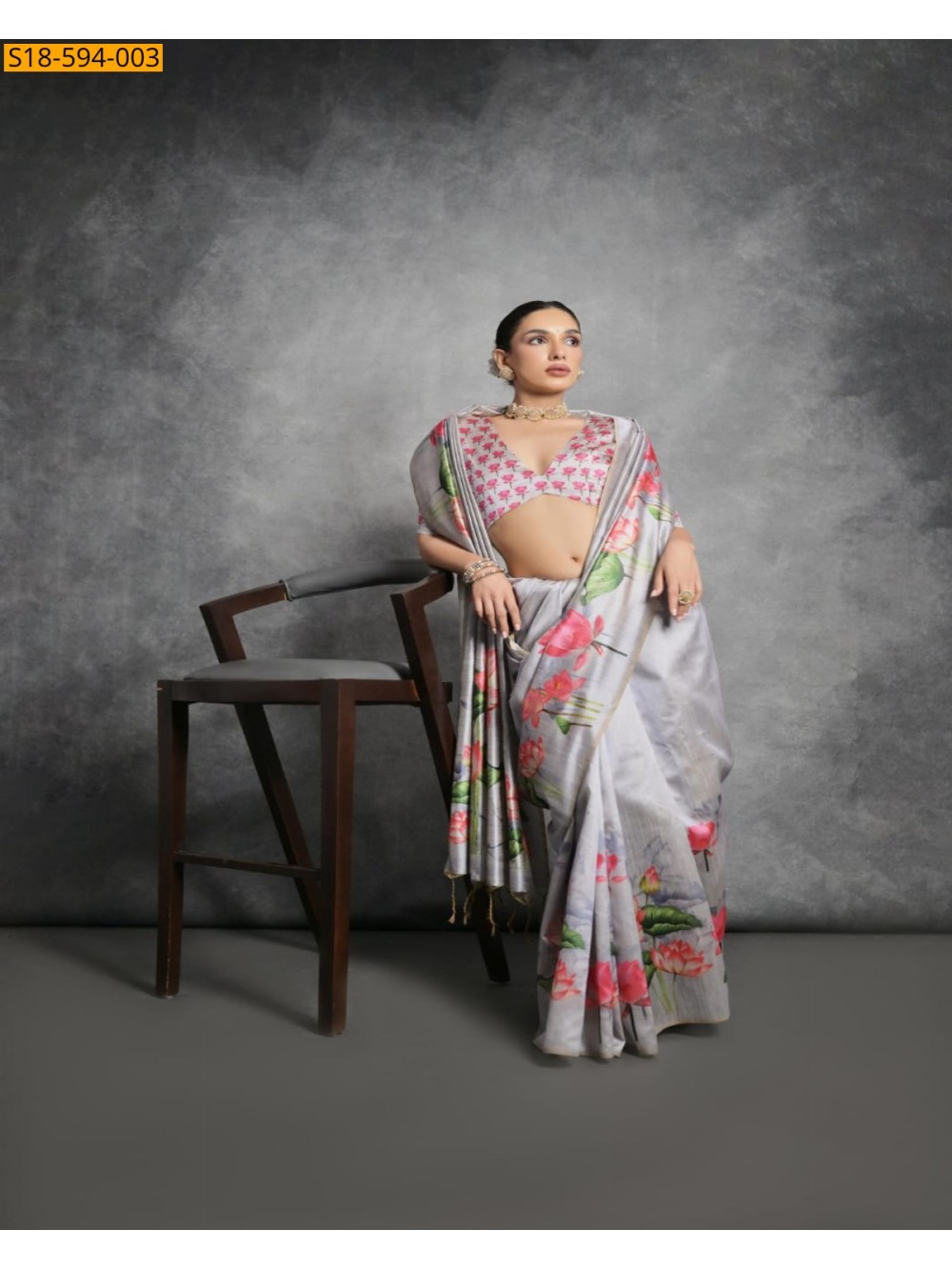 Tussar silk pichwai saree