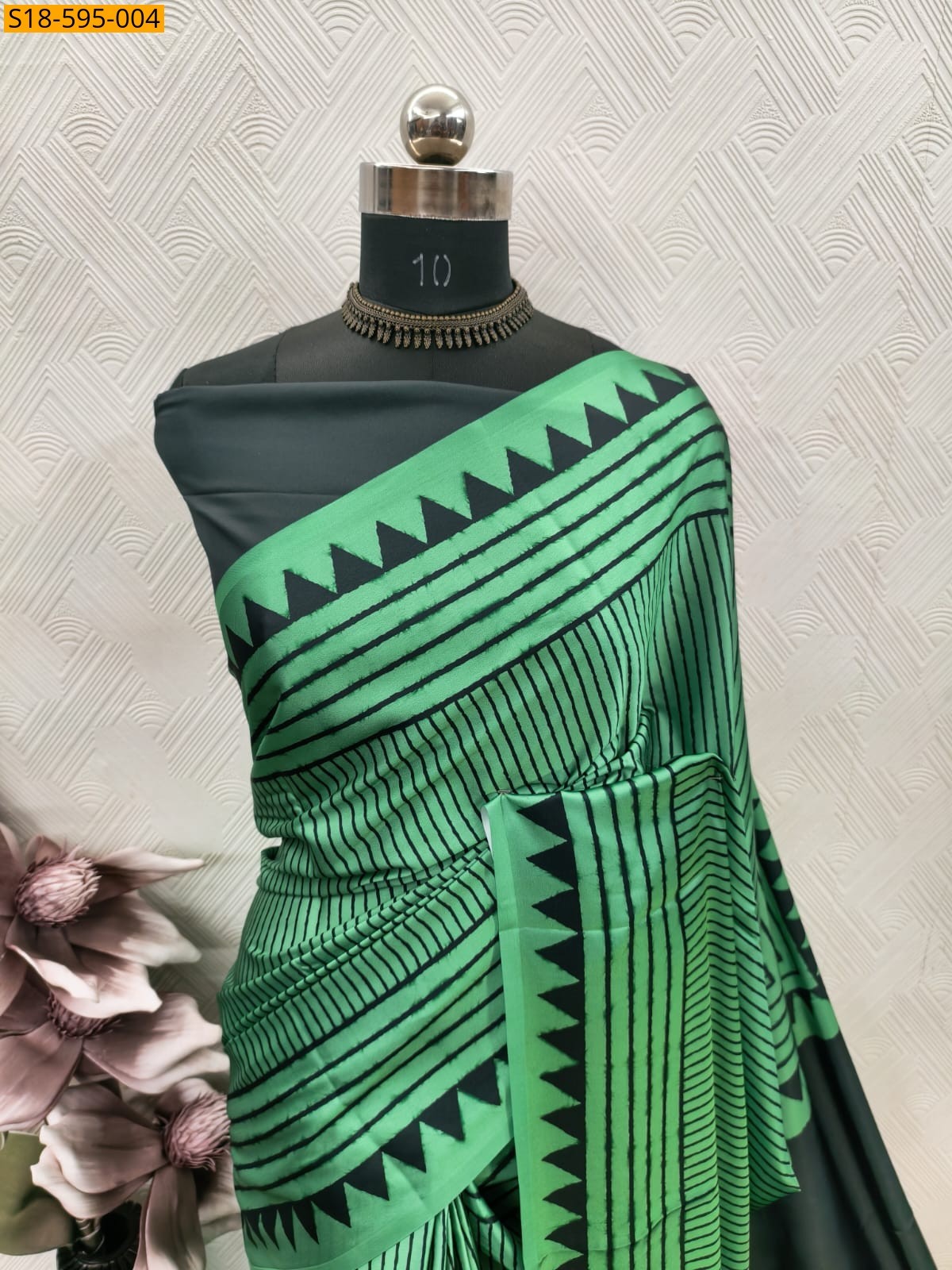 Green Fancy Modal Silk Digital Printed Saree