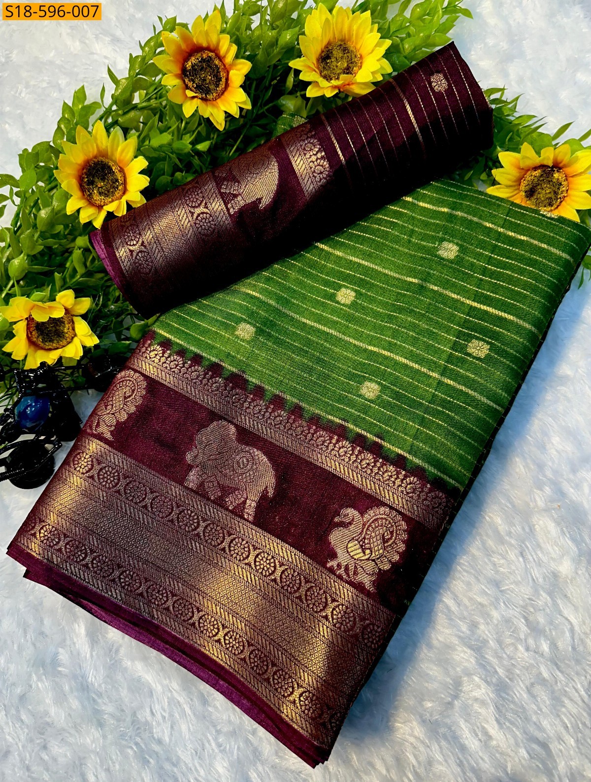 Fancy Mysore Silk Saree