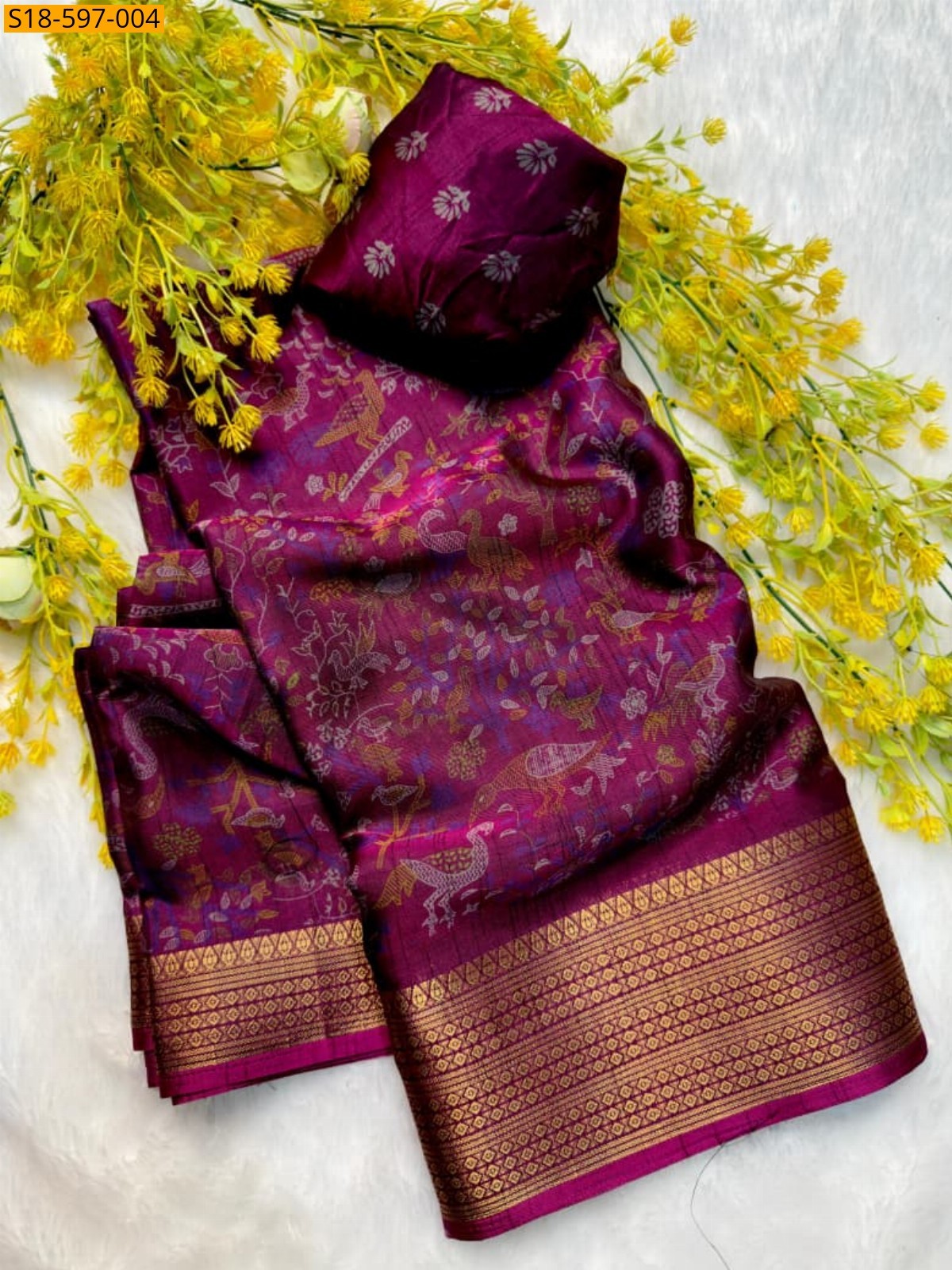 Pink Soft bleck dola silk sarees