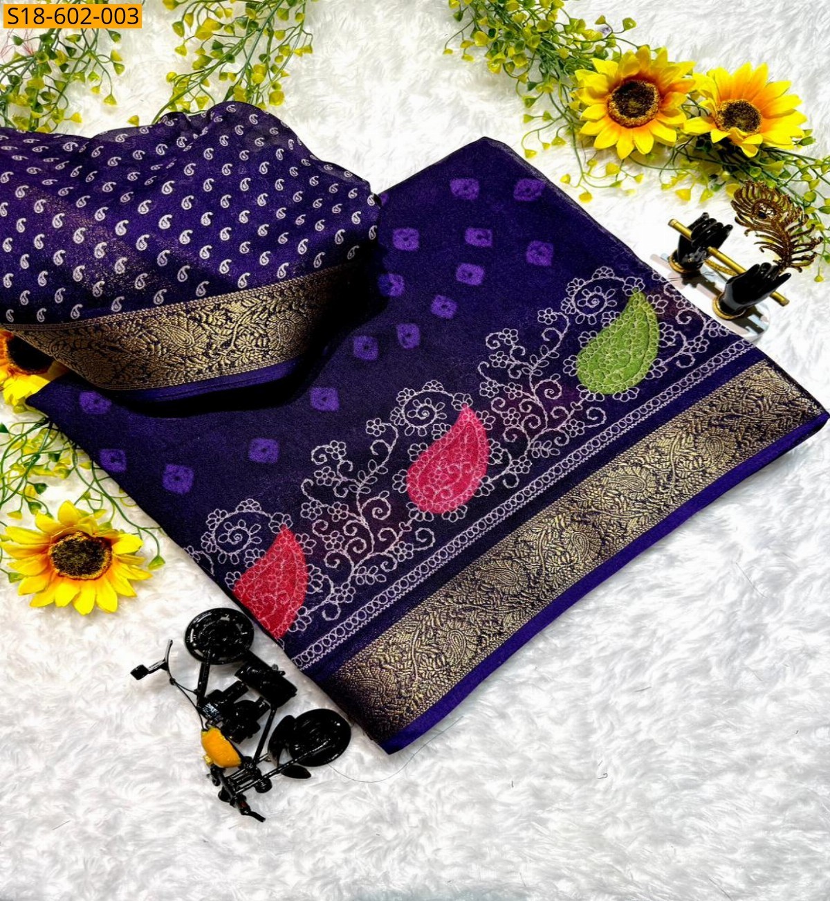 Fancy dola silk Sarees