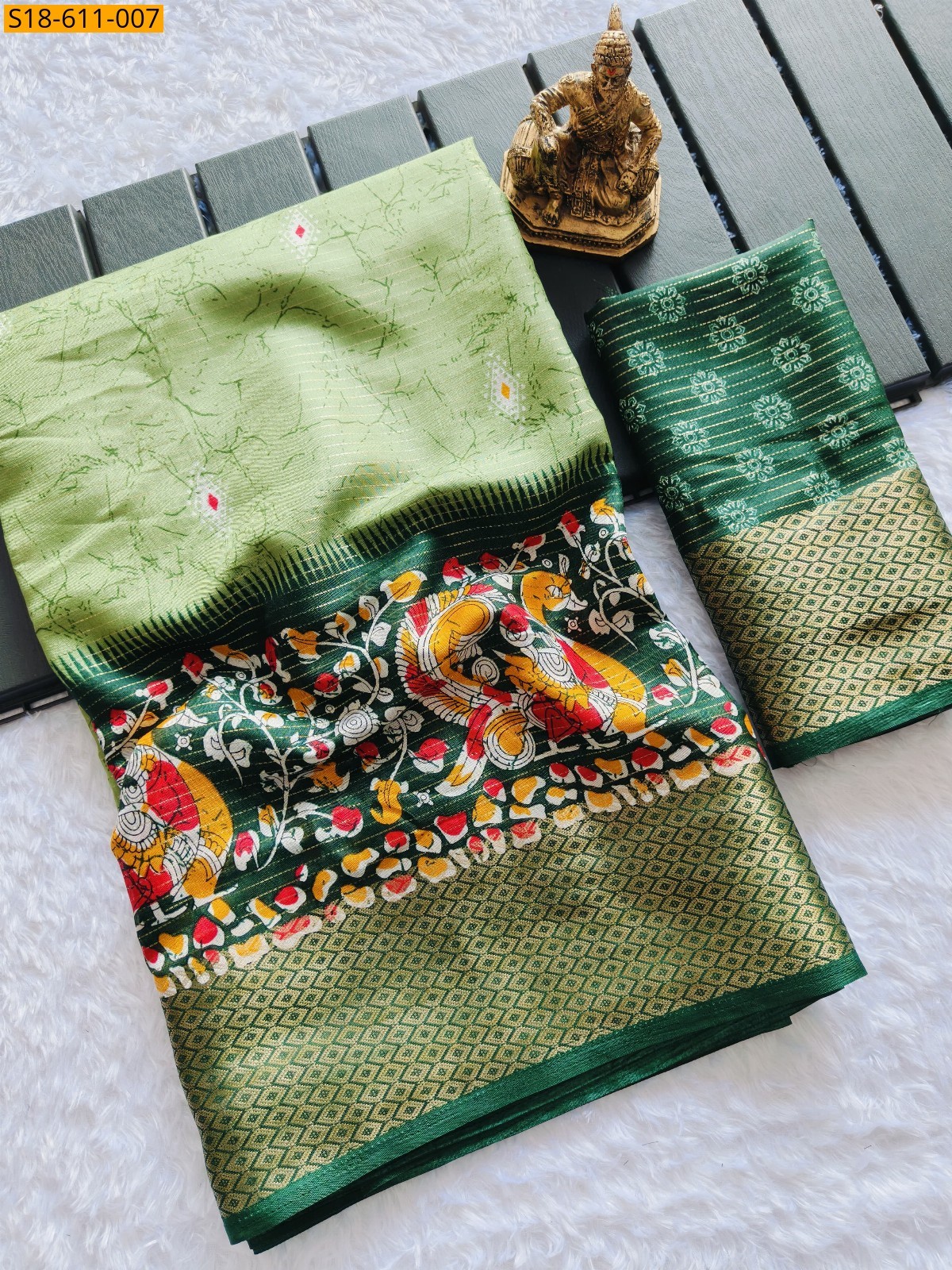 Fancy Matka silk saree