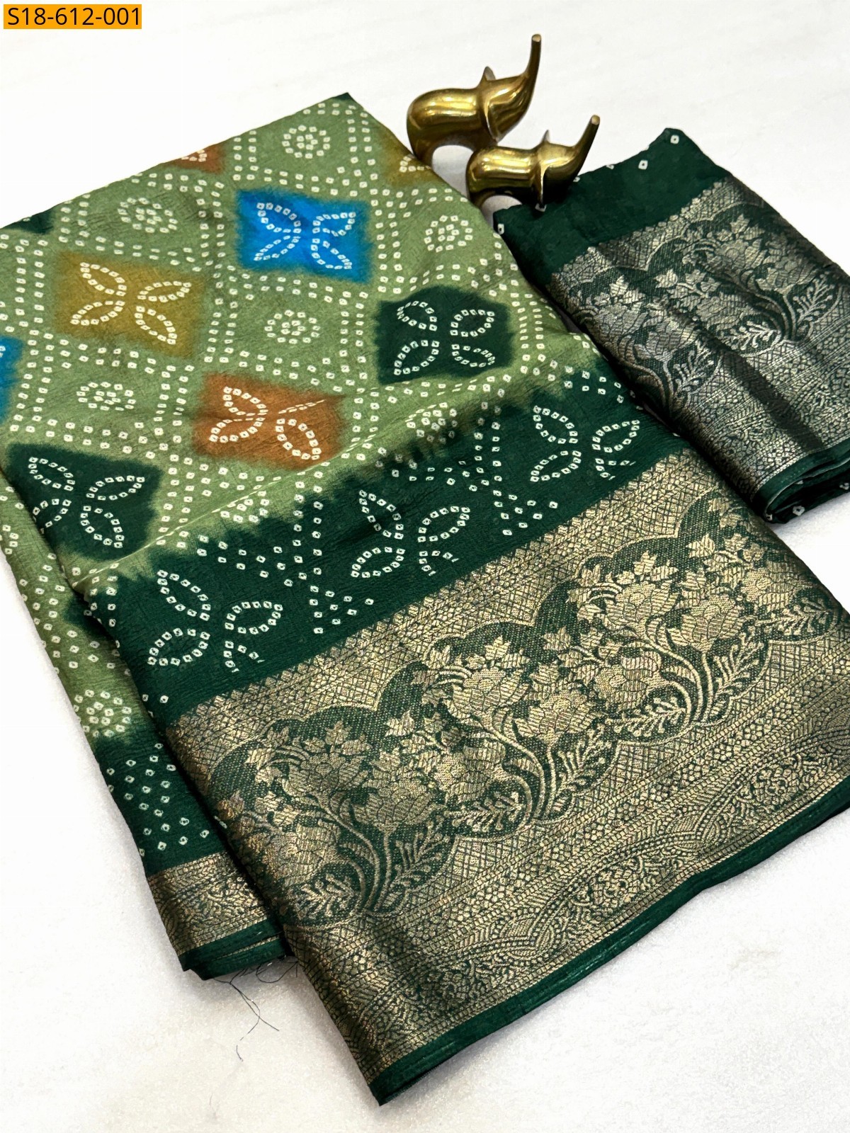 Onion Pink Soft Crush Dola Silk Saree