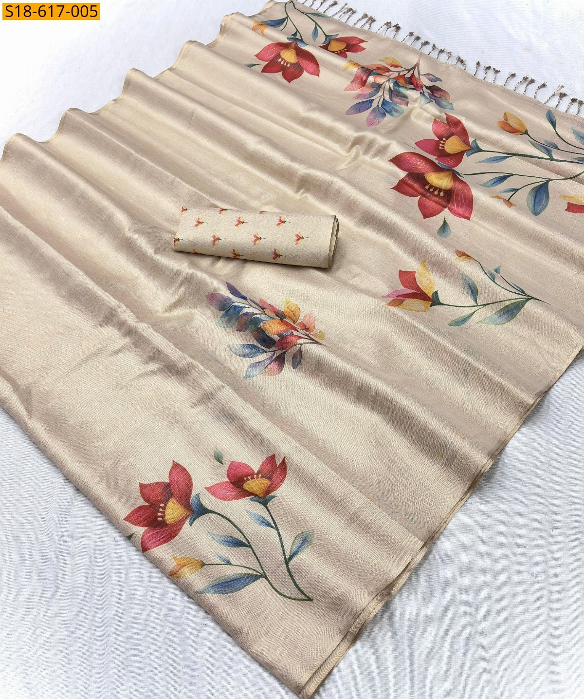 Sandal Swarna silk sarees