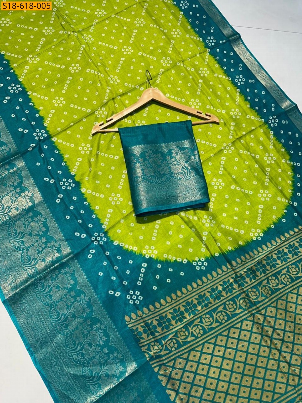 Green Fancy Dola silk sarees