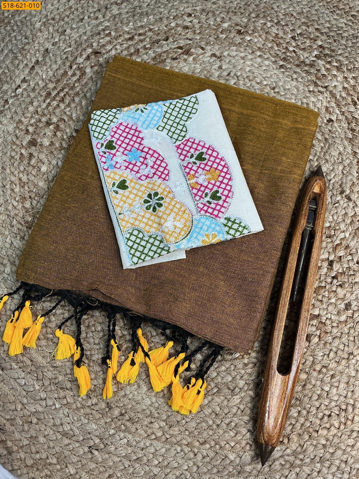 Fancy Khadi cotton Saree