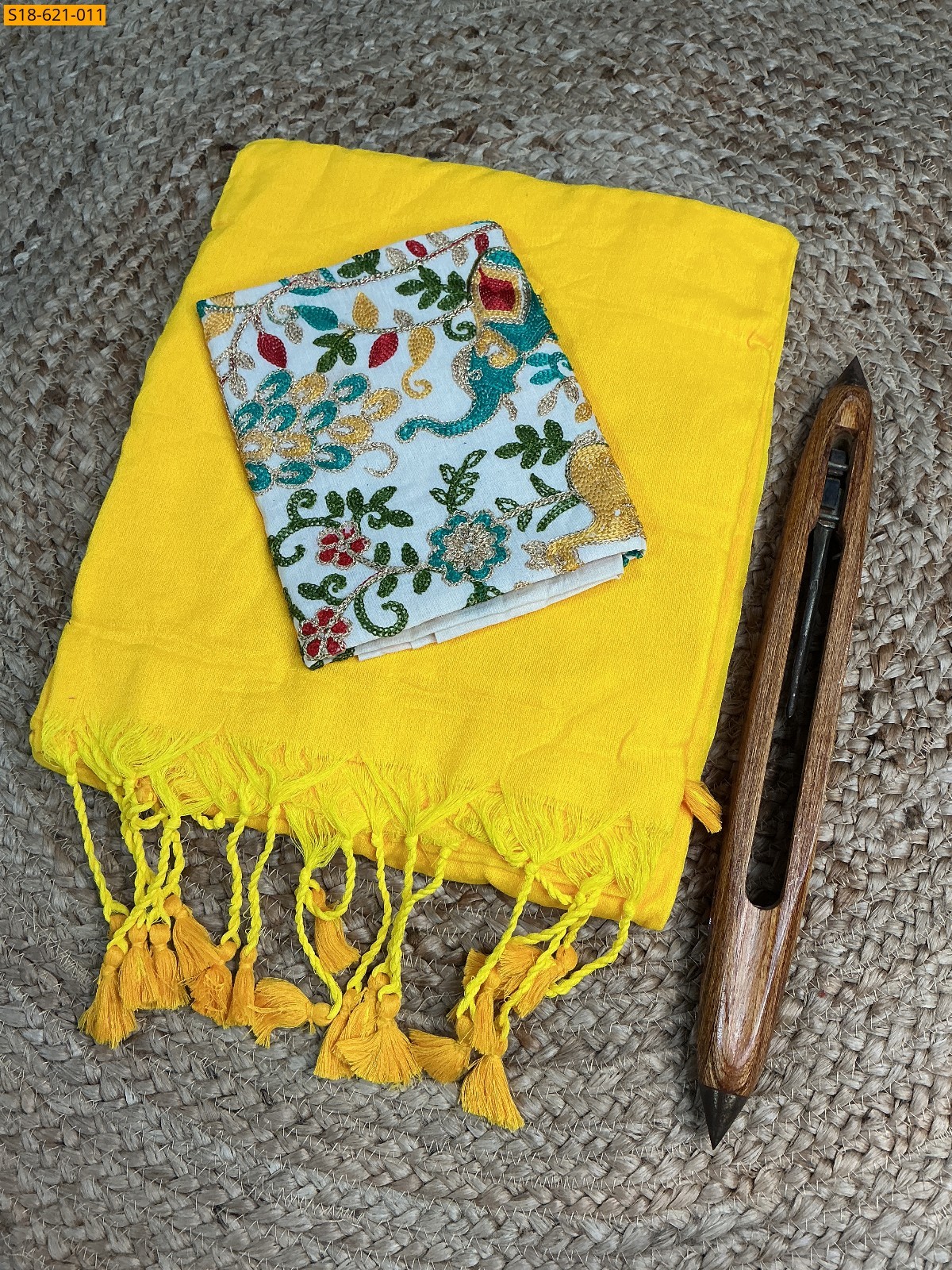 Fancy Khadi cotton Saree