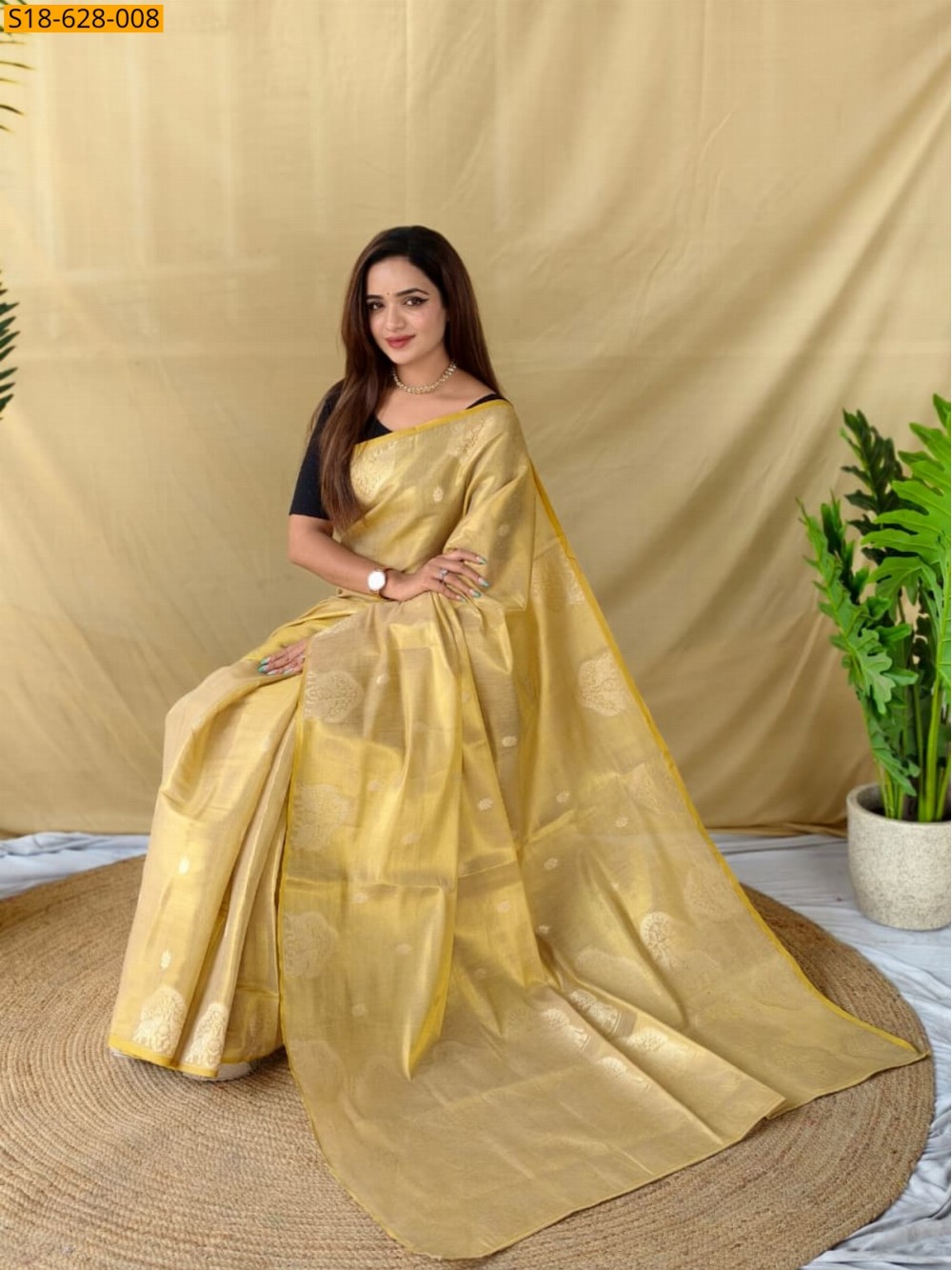 Zari tissue Saree