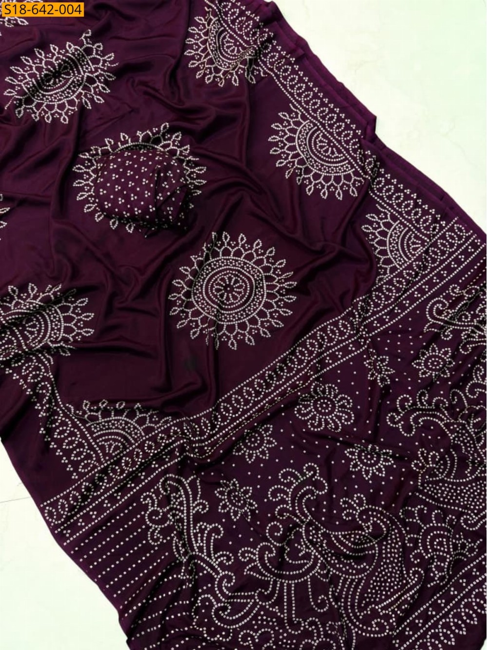 Fancy Creap Gajji Silk Saree