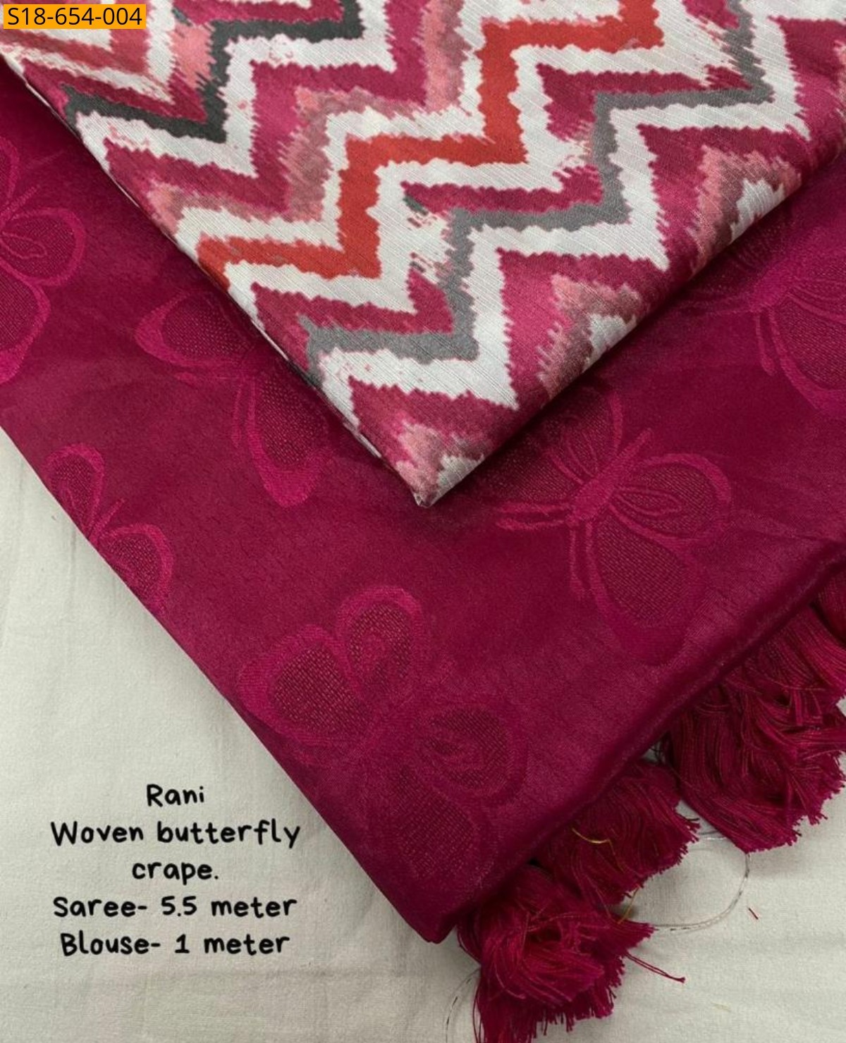 Rani Pink Soft Turkey Silk Saree