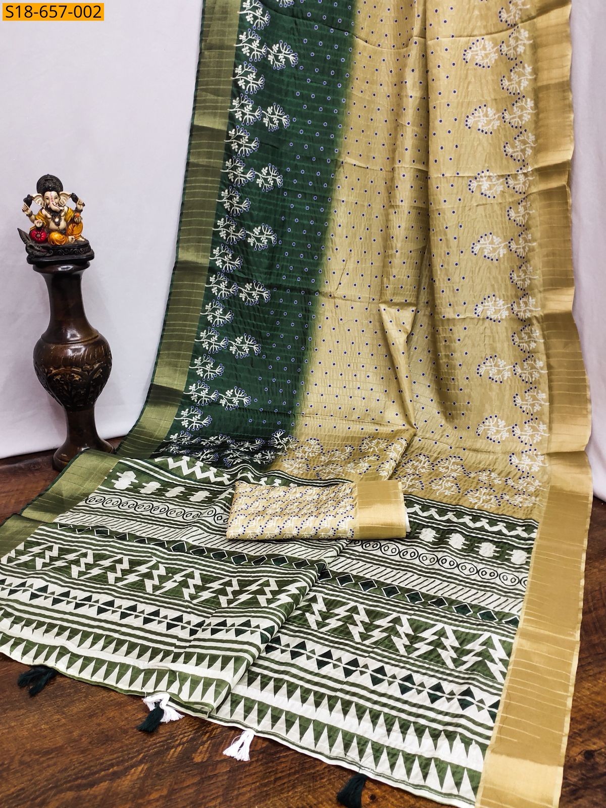 Multi color Soft Fancy Silk Saree